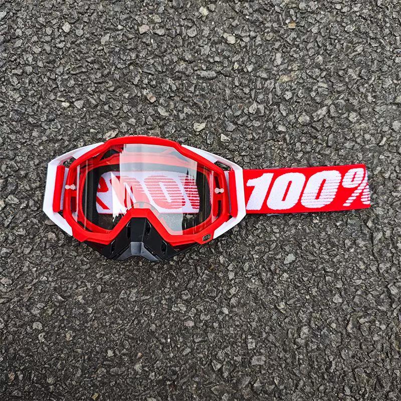 Helmet Goggles 100% Off-Road Motorcycle Helmet Goggles Windproof Goggles for Downhill Mountain Bikes to Protect Against Wind and Sand