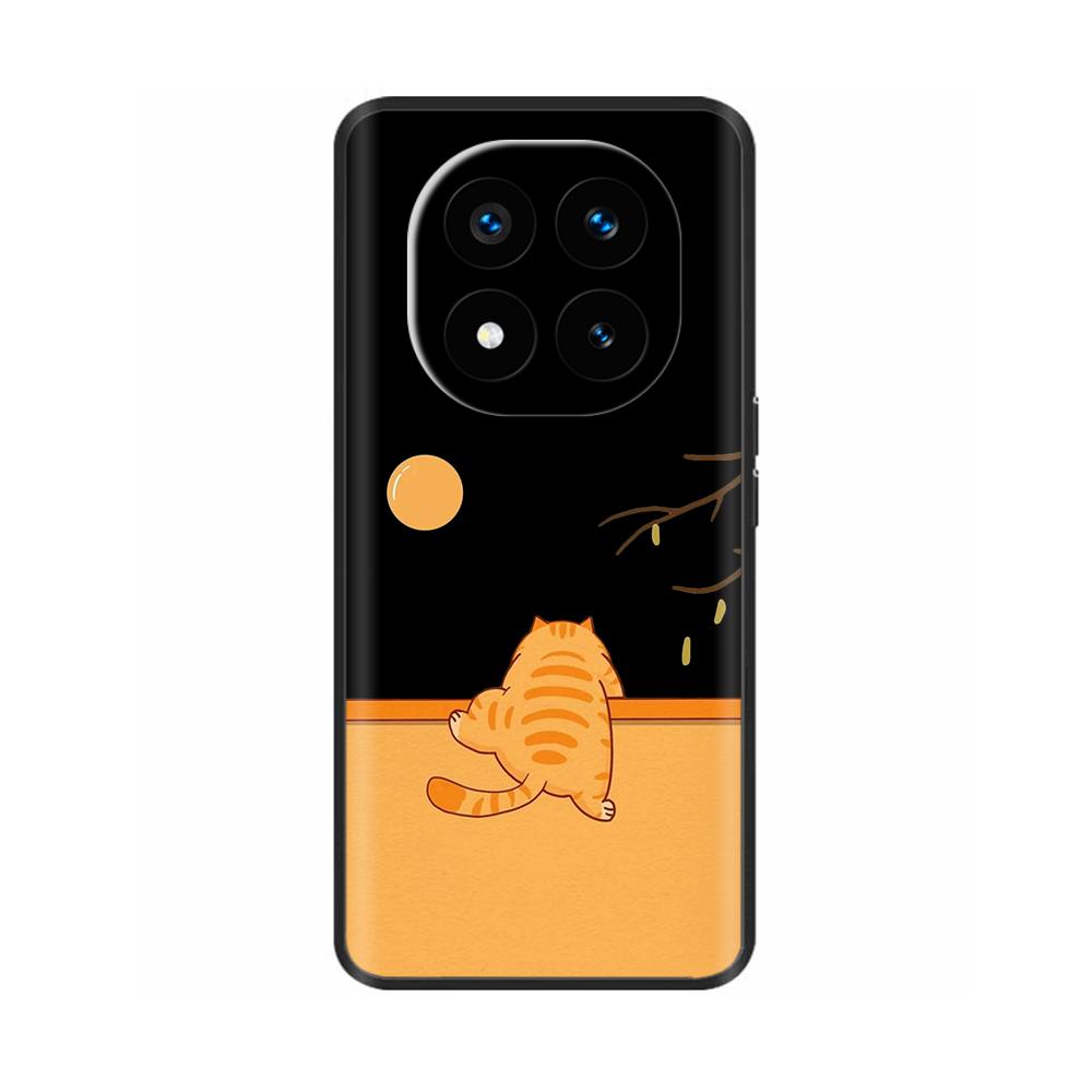 Милый чехол с кошкой и пандой для Xiaomi Redmi Note 14 Pro Чехол Задняя крышка телефона Мягкий чехол из жидкого силикона для Redmi Note14 14Pro 4G 5G