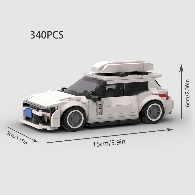 MOC Скоростной Спортивный F1 Городской Гоночный Автомобиль AE86 Строительные Блоки Кирпичное Транспортное Средство Суперкар Форсаж1 MK4 Supra Детские Игрушки Мальчик