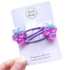 2 PCS New Sequined Flower Cherry Kids Hairpins Baby Hair Clips Lovely Headdress Girls Hair Accessories Children Headwear