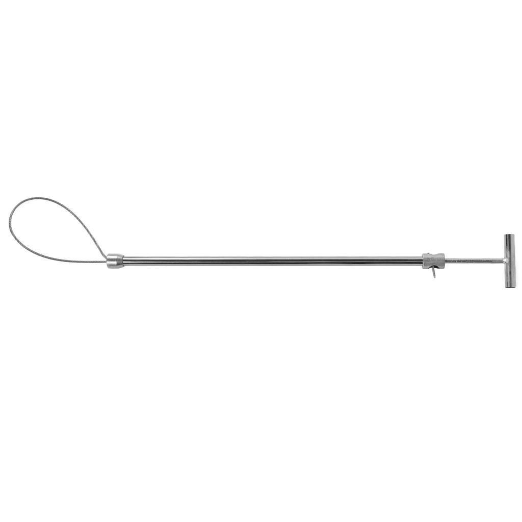 Pig Holder Hog Catcher Pole Stainless Steel Animal Holder Catcher Tool for Pig Dog Farm Equipment