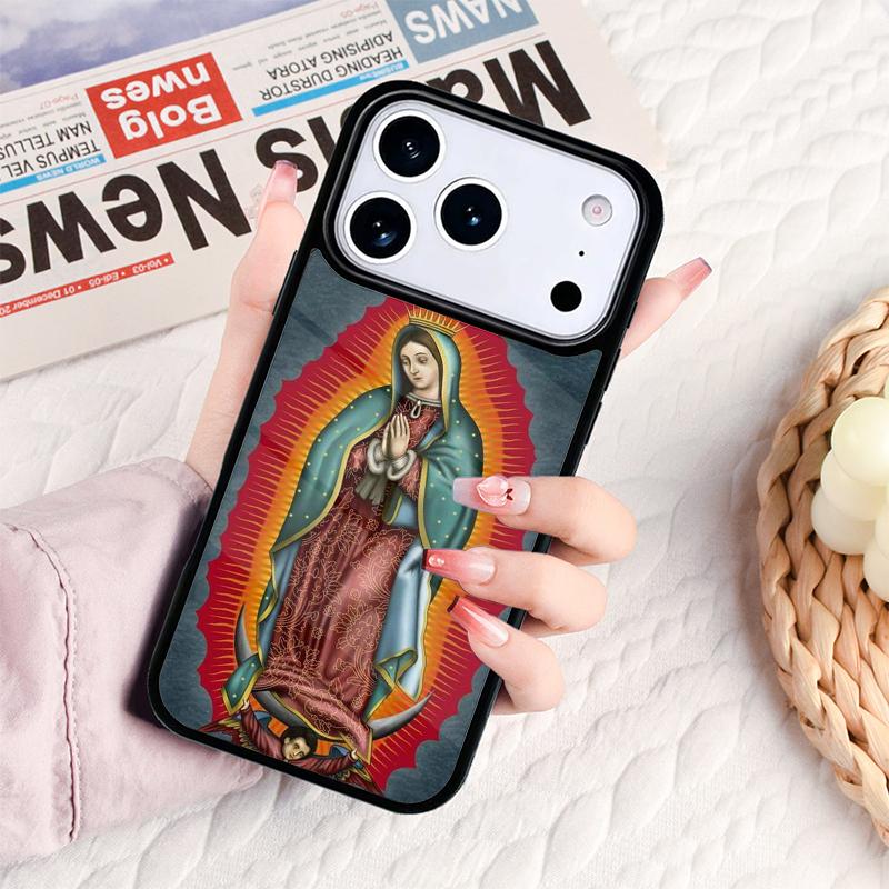 Lady of Roses Guadalupe Phone Case For IPhone 17 16e 15 14 13 12 11 Pro Max Air Mini Soft Protective Cover