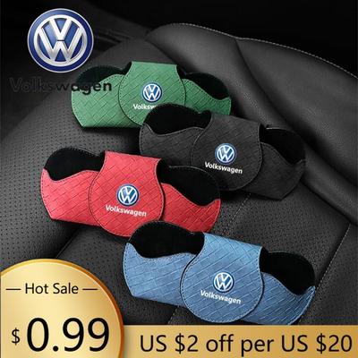 Для VOLKSWAGEN VW Автомобильный Внутренний Зажим для Очков Автомобильный Держатель для Солнцезащитных Очков на Козырек Для Volkswagen Polo Golf Passat Scirocco Tiguan Jet
