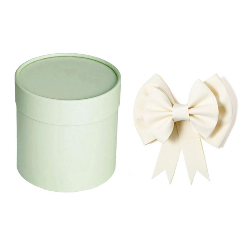 Lovely DIY Flower Arrangement Bucket with Assorted Bows Attractive Paper Flower Holder Suitable for Homes & Office Decors