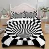 Комплект постельного белья Space Tunnel 3D King Queen Double Full Twin Single Size Duvet Cover Pillow Case Friends Bed Set