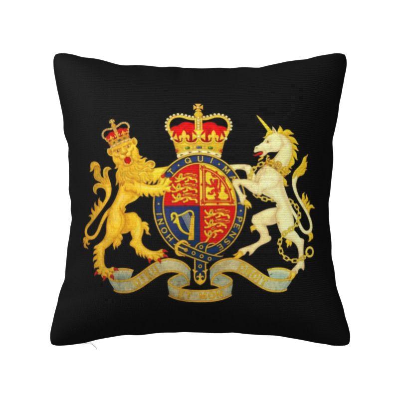Custom Heart Of British Flag Cushion Covers United Kingdom UK Proud Soft Nordic Pillows Home Decoration