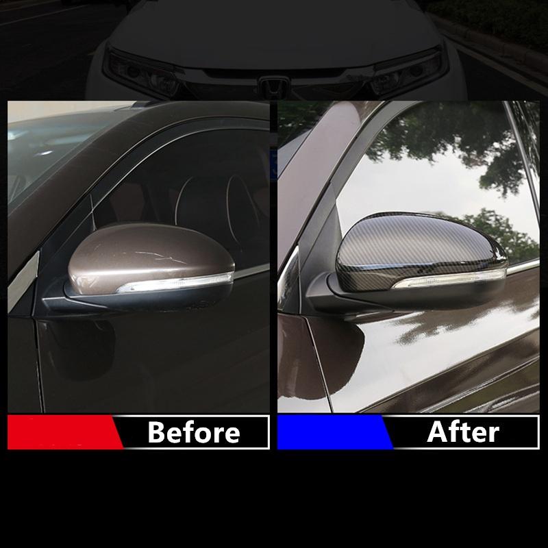 Для Hyundai Tucson 2015-2019 аксессуары из углеродного волокна стиль боковые чехлы для зеркал заднего вида крышки защитный чехол украшение