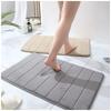 ZPOW Bath Foot Wiping Quick 40cm X Memory Bath Fully Dressing Mat Mat, Mat, Drying, Absorbent, Washable, 60cm, Non-Slip, Foam, Small, Mat, Cushion,