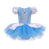 Round Yuan Girl Ballet Practice Dress Party Fancy TUTU Dress Elsa Anna Belle Alice Colorful Clothes Baby Girl Party Costumes