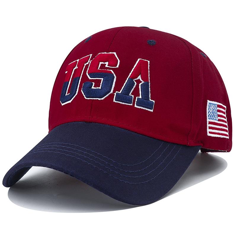 Новая американская флаг вышивка Бейсболка 2023 для мужчин женщин Хлопок Snapback Кепка Унисекс Хип-хоп США Кепки для Мужчины Gorras Hombre