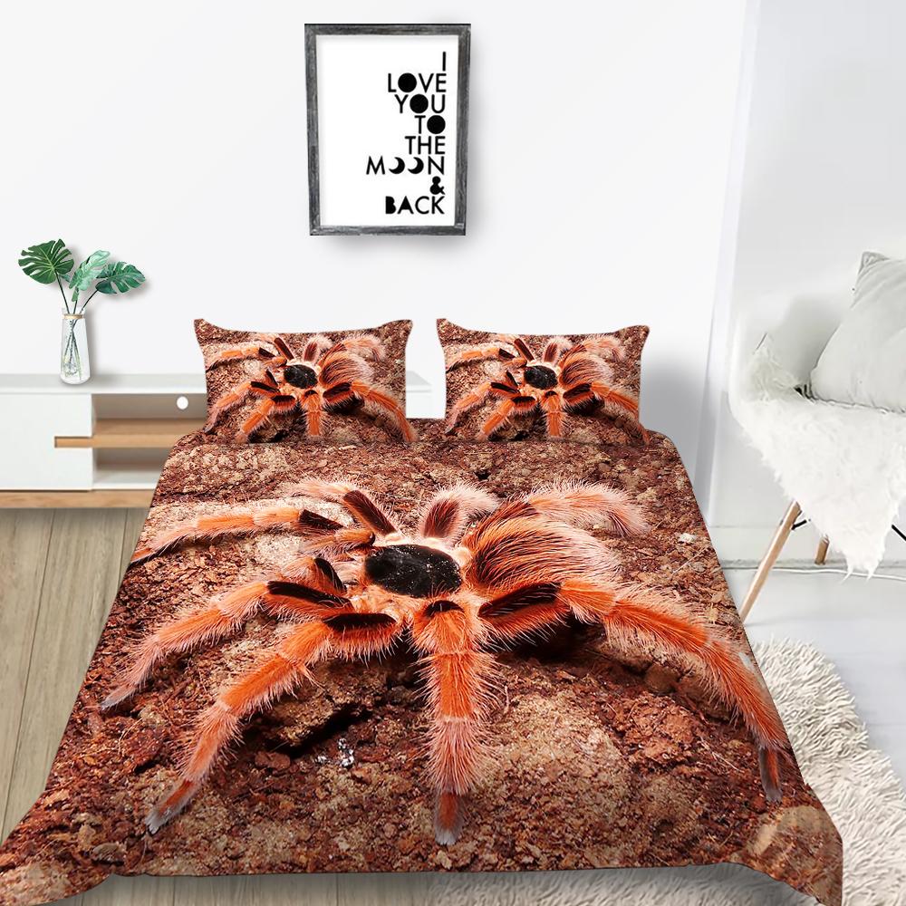 Spider Quilt Cover Bedding Insect Quilt Cover and Pillow Cover Bedding Set Australia/EU/US Single/double Bed Full Size Bedding Decoration