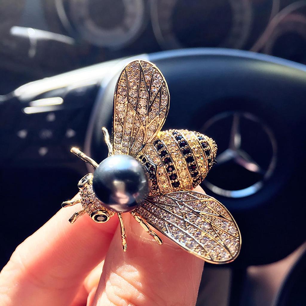 Паркшин Клауд Брошь-пчела высокого класса: Женская универсальная мультяшная брошь-насекомое