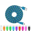 Micro USB Cable 1m 2m 3m Nylon Braided Data Sync USB Charger Cable For Samsung Xiaomi HTC Android Phone USB Micro Cables