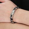 Men's Punk Rock 316L Stainless Steel Biker Bracelet 11MM Wide Motorcycle Link Chain Jewelry Accessory Bracelets for Men
