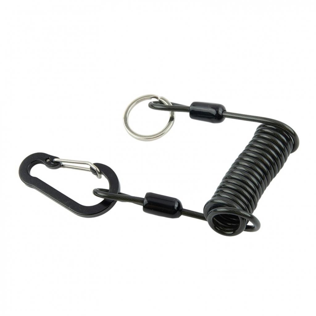 Wire Spring Rope Anti-lost Equipment Stainless Steel + Plastic