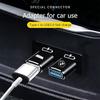 DSJW3 For BMW Car Type-C To USB Power Adapter Fast Data Transfer and Charging Adapter M G80 G07 G42 G14 G15 M2 M3 M4 M5 M7 Key Chian