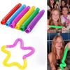 For Adult Chilren Anti Stress Pop Tubes Fidget Stress Relieve Toys Sensory Toy Squeeze Toy Plastic Bellows Kid Autism