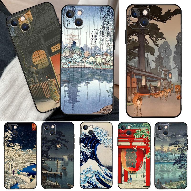 Японский стиль Укиё-э Для Samsung Galaxy A26 A54 A34 A14 A52 A32 A12 A13 A33 A53 A15 A16 A36 A56 A06 A35 A55 Чехол
