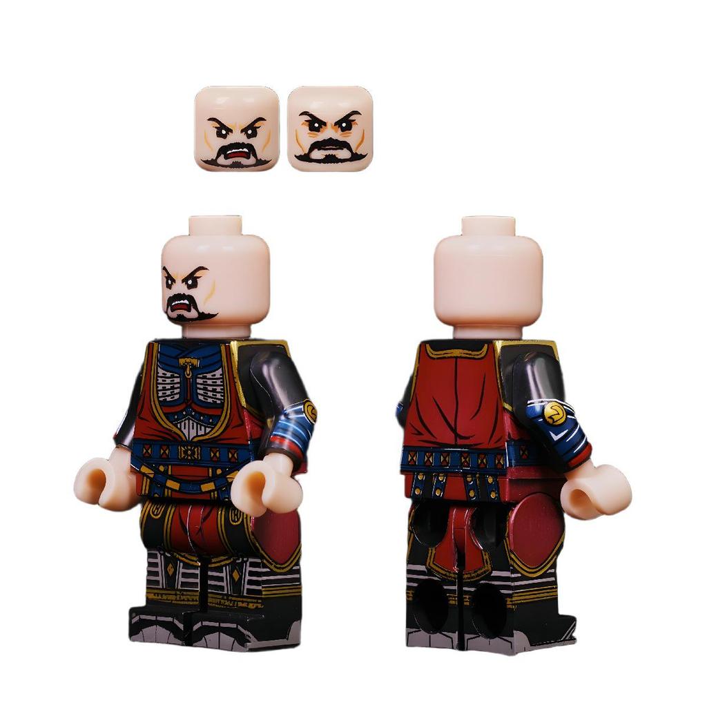 Zhang Fei Minifigure from Three Kingdoms Series, Compatible with LEGO, Romance of the Three Kingdoms Building Blocks