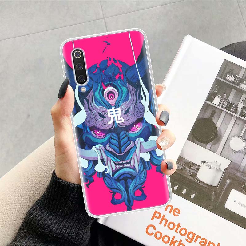 Japanese samurai oni mask Phone Case For Xiaomi Redmi Note 13 14 15 Pro Plus 12S 12 14S 11S 11E 10 10S 11 11T 5G 4G Cover Coque