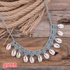 Women Natural Sea Cowrie Shell Summer Jewelry Rope Chain Choker Necklace Bohemian Shells Choker Girl Friendship Gifts