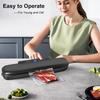 Вакуумный упаковщик для пищевых продуктов, 1 шт., 220 В, автоматическая бытовая вакуумная упаковочная машина для пищевых продуктов, в том числе 10 шт., пакеты Z-21, герметики