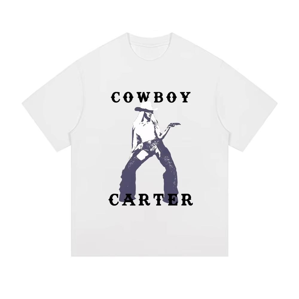 Beyonce Cowboy Carter New Album Graphic Tshirt MaleSoft pure CottonMen Womens Fashion Pop Music 2026 summer Shortsleeved top