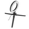 LED Selfie Fill Light Portable LED Ring Lamp 3 Mode Adjustable with Tripod for Makeup Video Live USB Powered