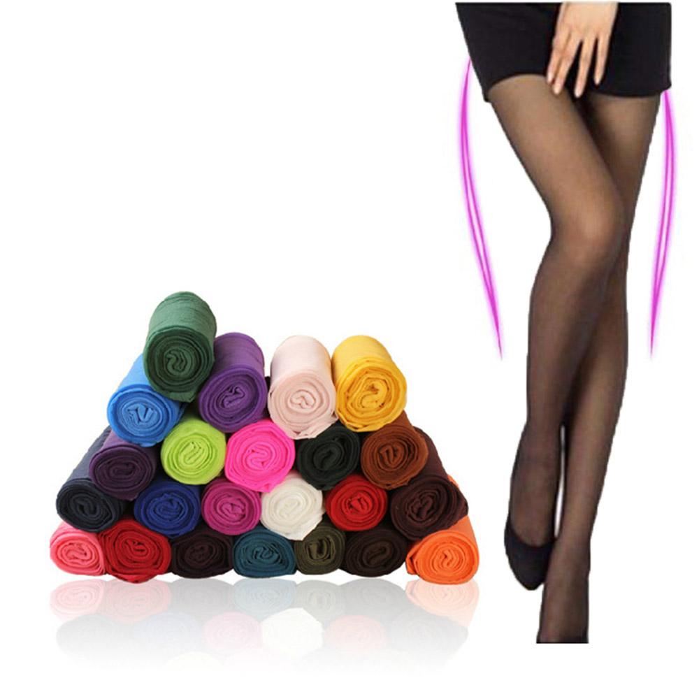 Женские колготки Эластичные шелковые чулки Ее чулки Колготки Сексуальные нейлоновые чулки и колготки Ноги 15 цветов