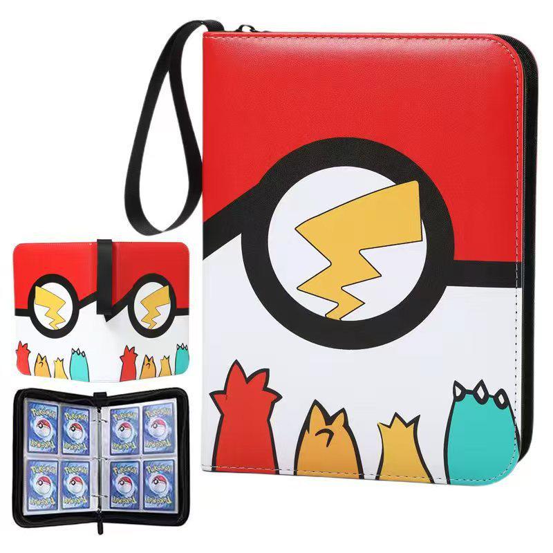 Pokémon Card Collection Book: 4-Grid & 9-Grid PU Game Album