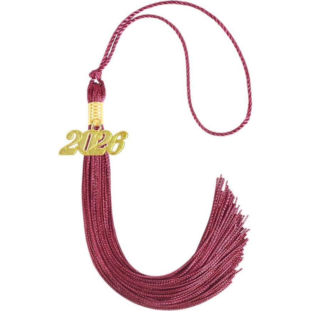 Polyester Alloy Academic Tassel Hanging Pure Color Student Dress Up Tassel Souvenir Gifts
