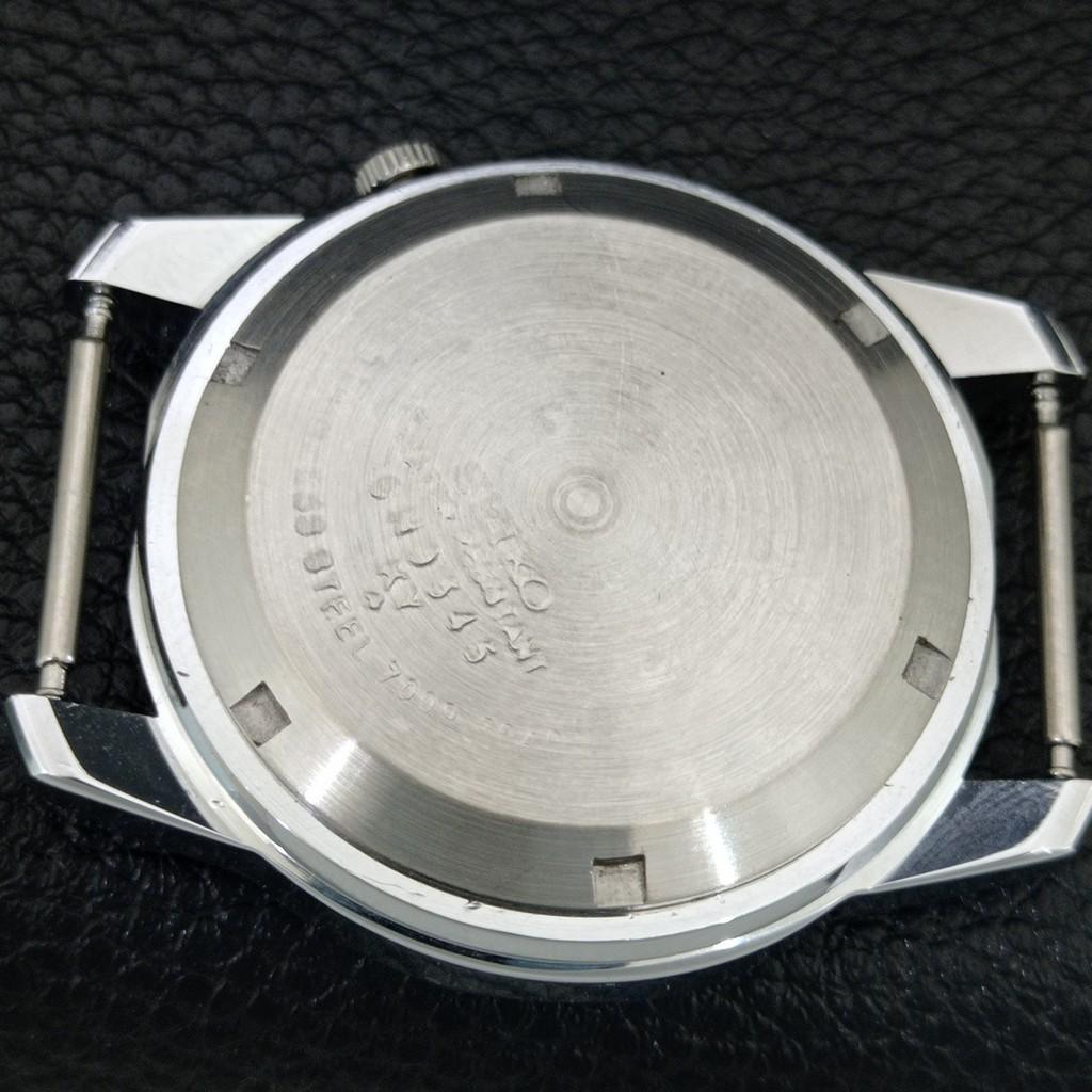 SEIKO 5 AUTOMATIC VINTAGE REFURBISHED JAPAN MENS GREEN DIAL WATCH a445672-1