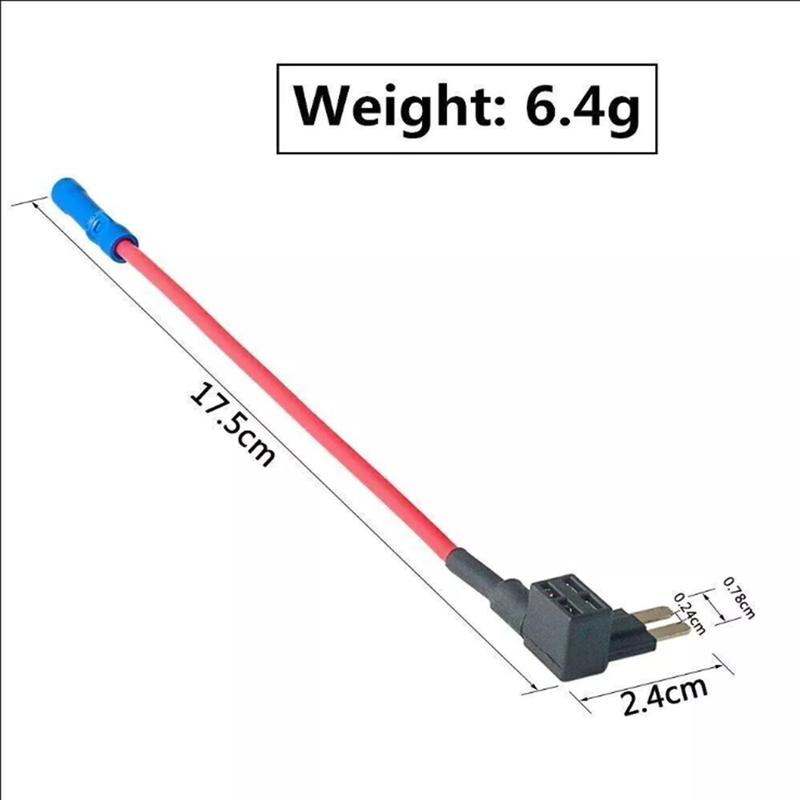 5 Pack Micro 2 12V ATR Car Add-A-Circuit Fuse Tap Holder Blade Style ATR APT 5A Automotive Micro 2 Fuses
