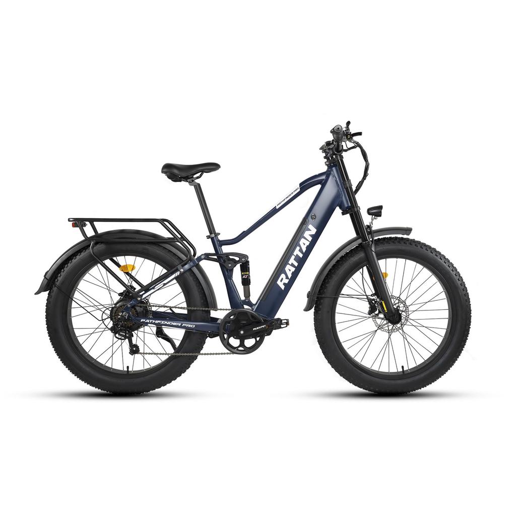 PATTAN Pathfinder Pro 26*4 Inch Off-Road Tires Electric Bicycle 750W Motor 48V18AH Battery Commuting 80-120KM RangeElectric Bike With Seat