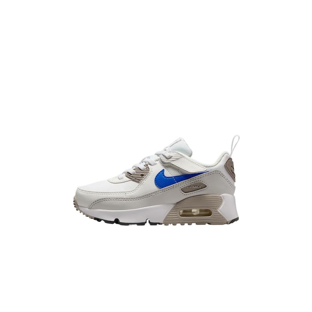 Nike Кроссовки для бега Air Max 90 EasyOn Детские Белый Серый Синий Дети Возраст 3 7 Лет HF6357-105