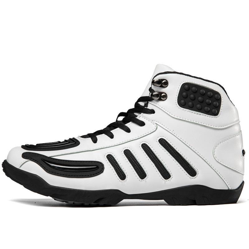 Мотоциклетная обувь Мотоциклетная обувь Мужские мотоциклисты Всесезонные цветные мотоциклетные ботинки Гоночные ботинки Всесезонное мотоциклетное туристическое снаряжение