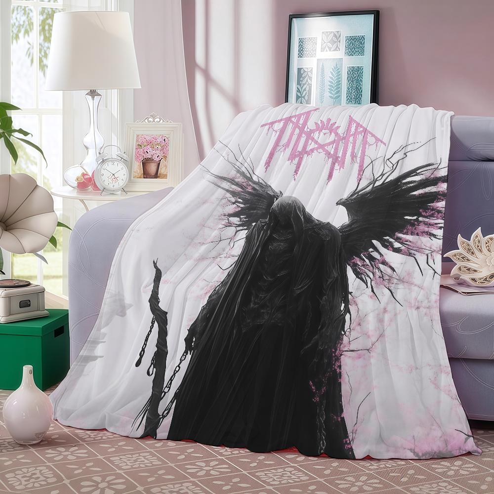 Полоса S-Сон T-Токены Одеяло Теплое И Мягкое Подходит Для Спальни Гостиной Дивана-Кровати Офиса Путешествий Кемпинга