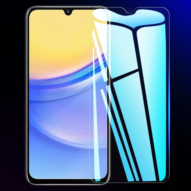 5 шт. закаленное стекло для Samsung Galaxy A05 A15 A25 A35 A55 Защитное стекло A04 A14 A24 A34 A54 F04 F14 F34 F54 Защитное стекло