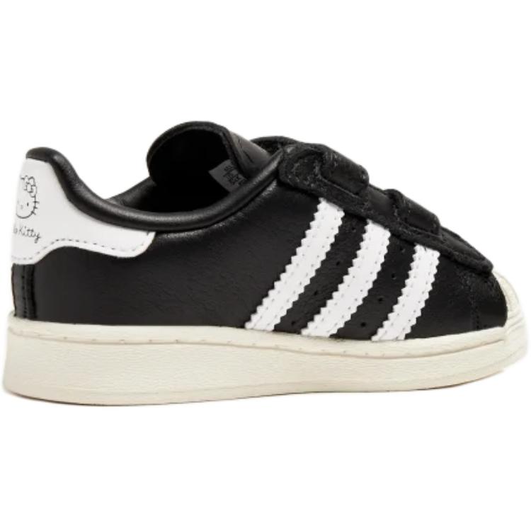 Hello Kitty x adidas Superstar Застежка на липучке I 50-летний юбилей Детские кроссовки Черный Основной черный Облачно-белый IG6997