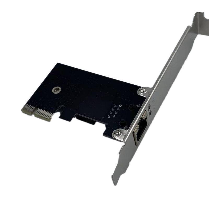 Материнская плата для настольного ПК Сетевая карта PCI-E Gigabit Ethernet с портом RJ-45 (Совместимость без драйверов)