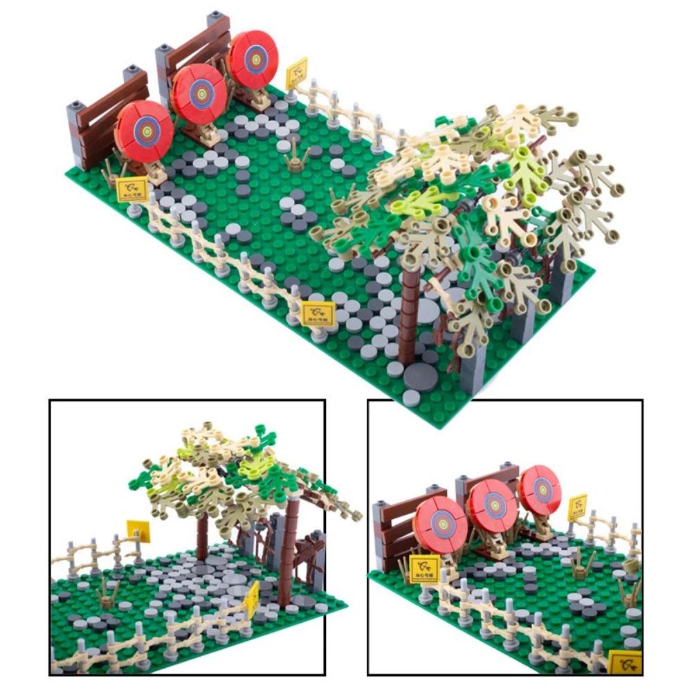 Конструктор Второй мировой войны Военное оружие Полицейский Солдат Фигурка Аксессуары Модель Кирпич Пистолет Пушка Пусковая установка Бункер Аванпост Игрушка X017