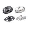 180PCS Sew On Snaps Button, Metal Snaps Fastener Press Studs Snap Fastener for Bag Clothes DIY Craft, 8mm/10mm/12mm/15mm