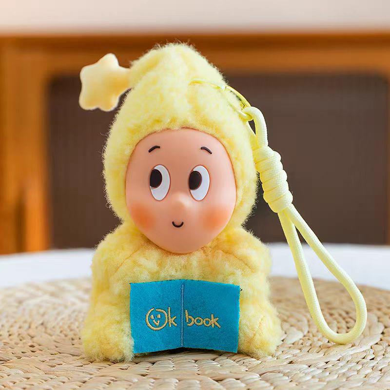 Очаровательный Силиконовый Плюшевый Подвеска-Звезда - Мультяшная Кукла-Шарм для Школьной Сумки Студента