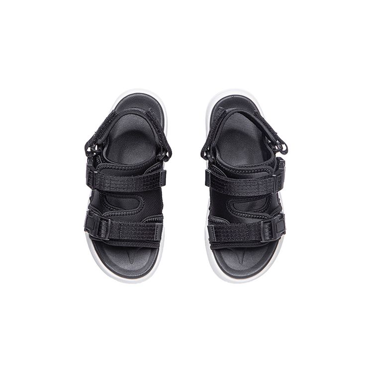 Сандалии спортивные детские LiNing Youth Coca, черные, белые YKUR010-1