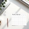 Weekly To Do List notepad, Hourly Schedule, Monday-Sunday, 6am-10pm,Task Planner & Activity Log Notepad – 8.5 x 11” Undated Daily & Hourly