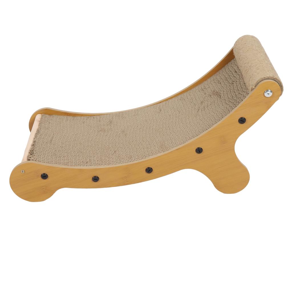Cat Scratcher Lounge Chair Multipurpose Durable Curved Cat Scratch Pad Cat Scratching Cardboard for