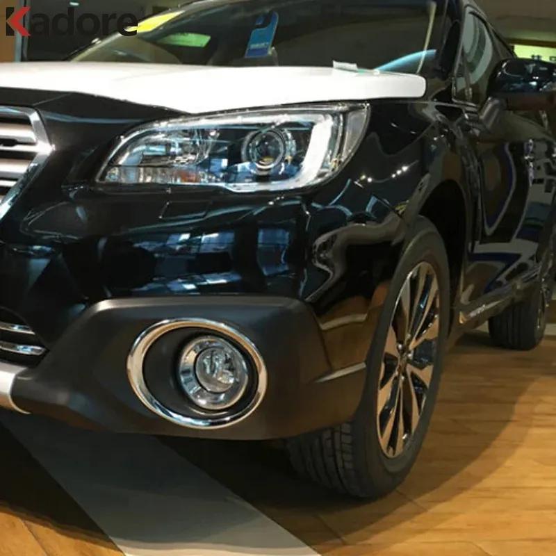 Хромированная накладка на противотуманную фару для Subaru Outback 2015 2016 2017, аксессуары