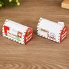 50 шт. рождественский почтовый ящик в форме подарочной коробки для конфет, детская рождественская упаковка для печенья, сумка для домашнего декора Navidad Noel, Новый год