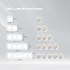 New Design 86 Series 1 Gang  Glass Light Switch Remote Wall Light Switch Electrical Switch and Sokets Luxury Wal