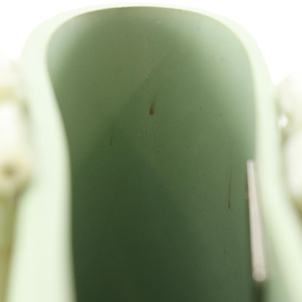 Salvatore Ferragamo Gancini Handbag 21 7144 Pastel green rubber Women Used